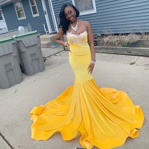 Custom made prom dress